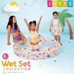 Intex wet set collection medence úszógumi strandlabda
