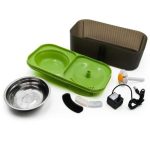 Automata szökőkút itató etetőtál macskáknak, kutyáknak 