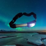 Újratölthető, állítható LED fejlámpa világító fejpánttal + hátsó figyelmeztető lámpa