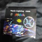 20 méteres RGB fényfűzér  beépített karácsonyi zenével, távirányítóval 