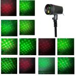 Garden laser light, kerti LED lézer projector, mozgó lézerfény kül- és beltérre 