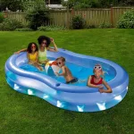 FunSicle Glow Lagoon Pool világító medence 2,62 m x 1,59 m x 46 cm