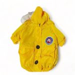 Meleg, bélelt, kapucnis kutyakabát