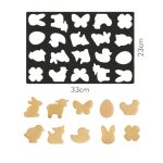 Húsvéti sütemény kiszúró rács, tészta kiszúró