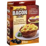 Bacon tál készítő sütőforma, szalonna tál