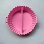 Dupla, osztott szilikon sütőedény Air Fryer , sütőforma meleglevegős fritőzhöz, sütéshez