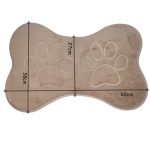 Csont alakú szőnyeg, lábtörlő, kutya szőnyeg