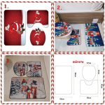 3 részes karácsonyi fürdőszoba szett