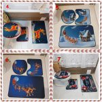 3 részes karácsonyi fürdőszoba szett