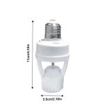 E27 mozgásérzékelős foglalat