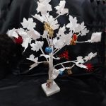 Világító LED fa, karácsonyi dekoráció juhar fa 58cm 