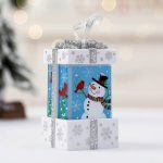 Karácsonyi mintás szalagos LED lámpások 