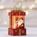 Karácsonyi mintás szalagos LED lámpások 