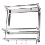  Fém Fürdőszobai tárolópolc 58x37,5 cm