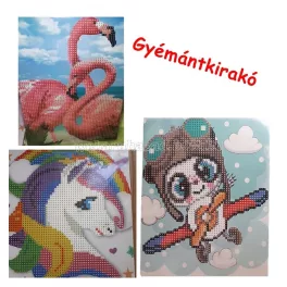   Diamond Painting gyémántszemes kirakó, gyémántfestő 20x15cm