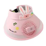 Gyerek napellenző sapka 3 fokozatú ventilátorral, USB újratölthető
