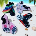 Mintás, gyerek strandcipő, vízicipő, tengeri cipő lányos 26-35 