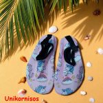 Mintás, gyerek strandcipő, vízicipő, tengeri cipő lányos 26-35 