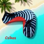 Mintás, gyerek strandcipő, vízicipő, tengeri cipő lányos 26-35 