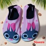 Mintás, gyerek strandcipő, vízicipő, tengeri cipő lányos 26-35 