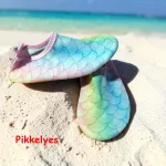 Mintás, gyerek strandcipő, vízicipő, tengeri cipő lányos 26-35 