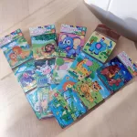 Puzzle kicsiknek 3 részes leporello  12-16-20db 