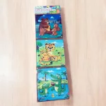 Puzzle kicsiknek 3 részes leporello  12-16-20db 
