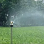 Kis szórófej, réz locsoló fúvóka, egyes és dupla fej