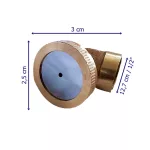 Kis szórófej, réz locsoló fúvóka, egyes és dupla fej