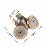 Kis szórófej, réz locsoló fúvóka, egyes és dupla fej