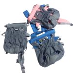 Kutyahordozó, mellkastáska, kenguru, hátizsák 