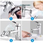 1080°-ban forgatható csaptelep hosszabbító, perlator , állítható vízsugár