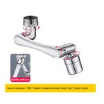 1080°-ban forgatható csaptelep hosszabbító, perlator , állítható vízsugár