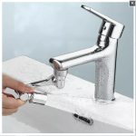 1080°-ban forgatható csaptelep hosszabbító, perlator , állítható vízsugár