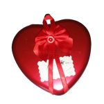 Szappan rózsa macival, szív alakú fémdobozban Valentin napra