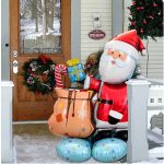 Karácsonyi, Mikulás óriás fólia lufi dekoráció