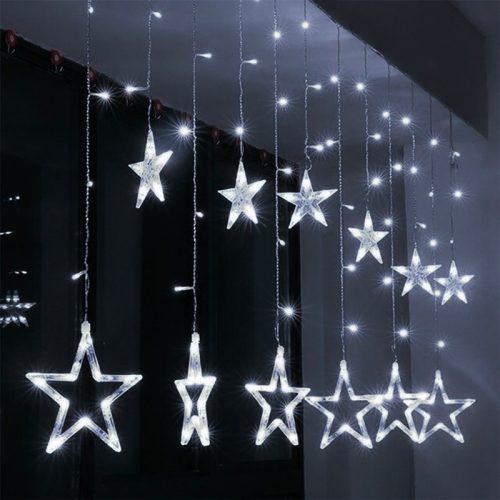 Karácsonyi LED fényfűzér-csillag