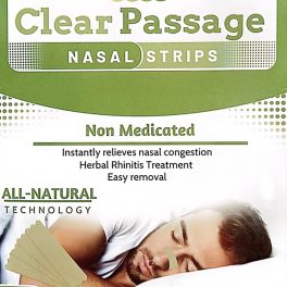   Clear Passage horkolás elleni, légzéskönnyítő orrtapasz, 8 db