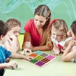 SUDOKU színes fa logikai játék