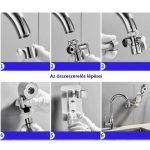 Csapra szerelhető tusoló, zuhanyfej