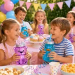 Cuki állatos italtartó szívószállal – Maci vagy Kacsa