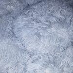 Nyugtató kutya , cicaágy, pihe puha szőrmés kutyafekhely, barna 