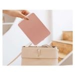 Kozmetikai sminktükör, LED-es, összecsukható, hordozható , USB-s 