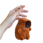 Capybara plüss kulcstartó 