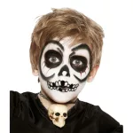 Fekete fehér arcfesték, Halloween, farsang smink