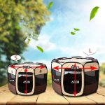 Összecsukható, hordozható kutya, cica, kisállat kennel, szobakennel 