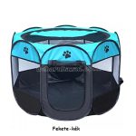 Összecsukható, hordozható kutya, cica, kisállat kennel, szobakennel 