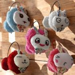 Nyuszis szőrös fülmelegítő gyerekeknek, felnőtteknek