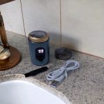 Mini elektromos borotva, akkumulátoros, LCD kijelzős