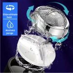 Mini elektromos borotva, akkumulátoros, LCD kijelzős